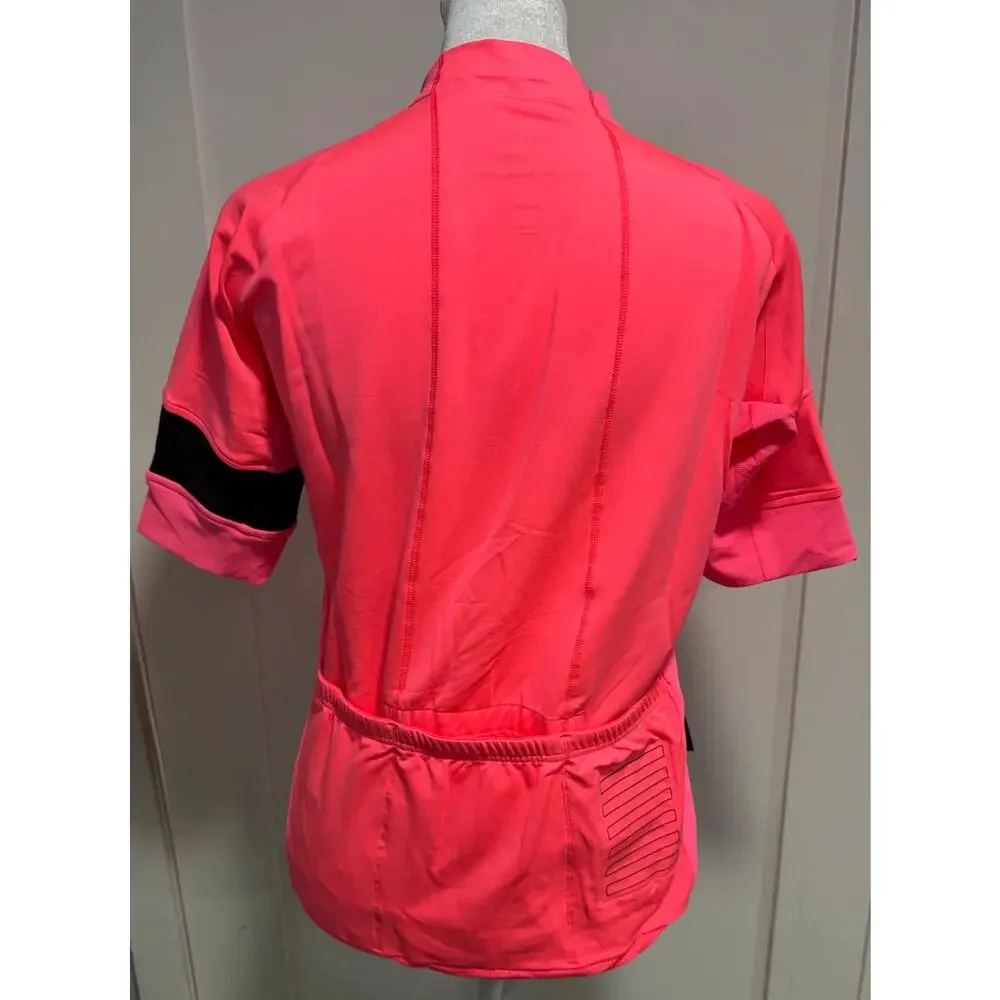 NWT RAPHA Pro Team SS Cycling Jersey Triathlon Training Pink Size M - Picture 2 of 7